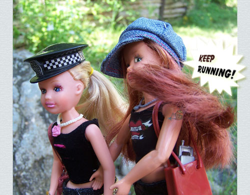 Silly pair!  They're GOING to get caught ANYway...