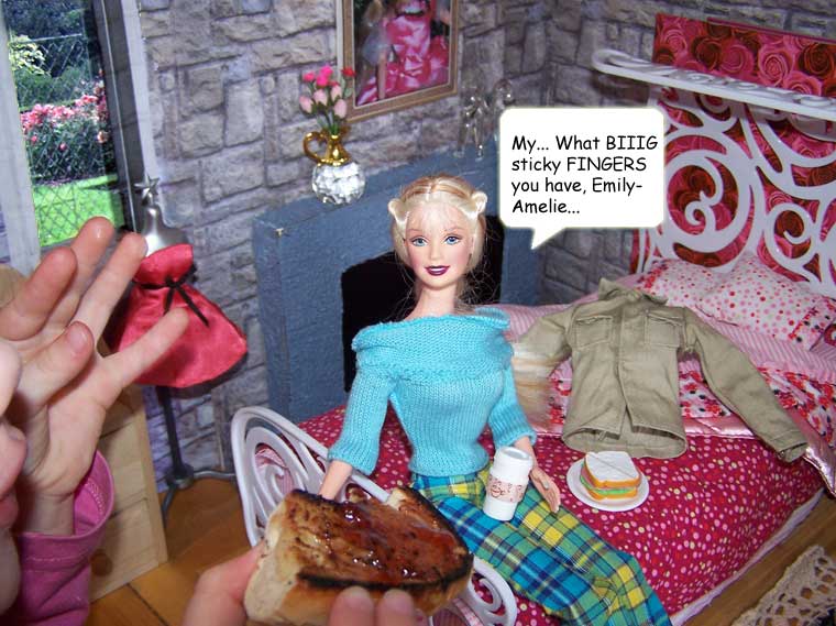 I hope she doesn't TOUCH anything!