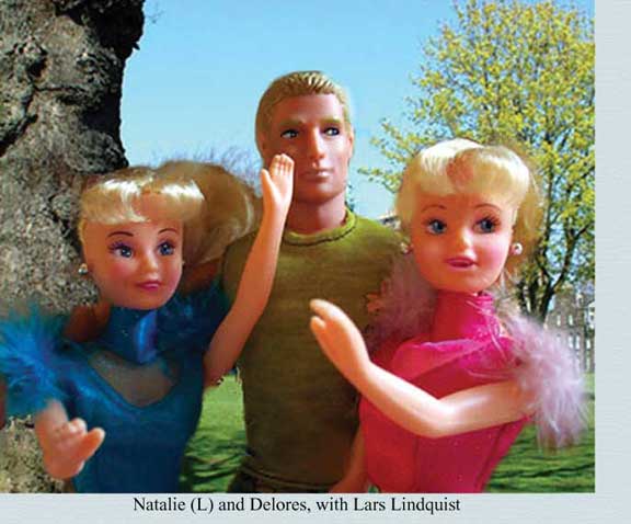 Natalie and Delores with Lars Lindquist...