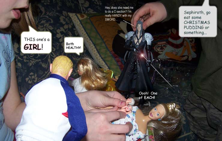 WHO let Sephiroth into the room?