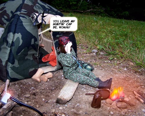 The men ate WAY too much...