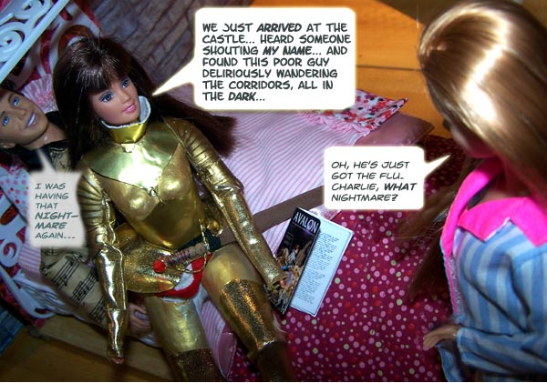 I don't think Catriona's BUYING it...!