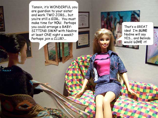 All SORTS of people come to consult Dr. Agnes!
