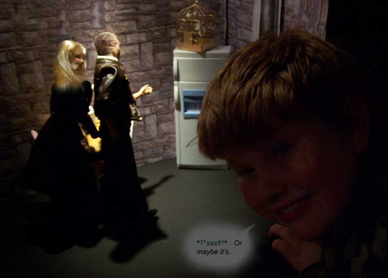 Is that *MICHAEL* in the shadows???