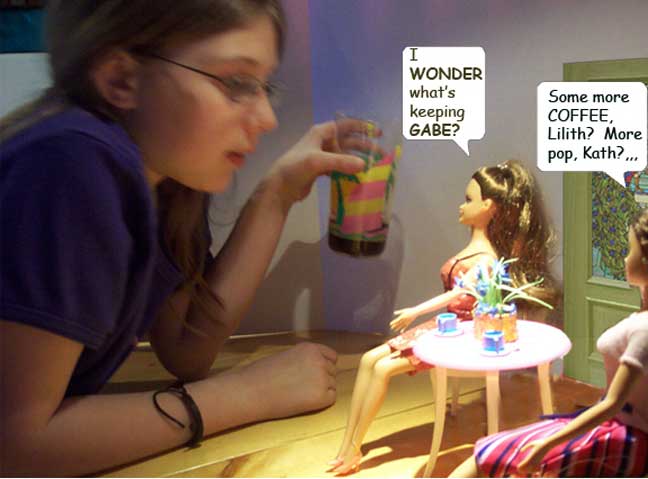 More coffee, Lilith?  More pop, Katherine?...