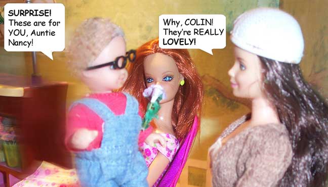 Nancy is VERY touched...