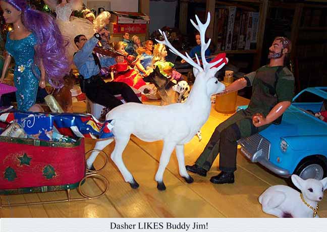 Dasher LIKES Buddy Jim!